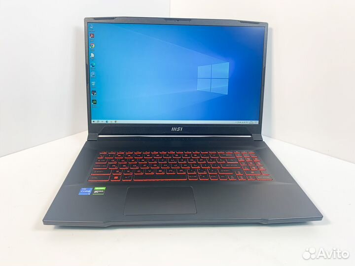 Игровой ноутбук MSI katana i5-11H/16gb/gtx1650