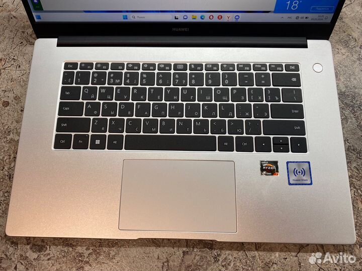 Huawei D15 Ruzen 7 5700U/8Gb/512 новый Гарантия