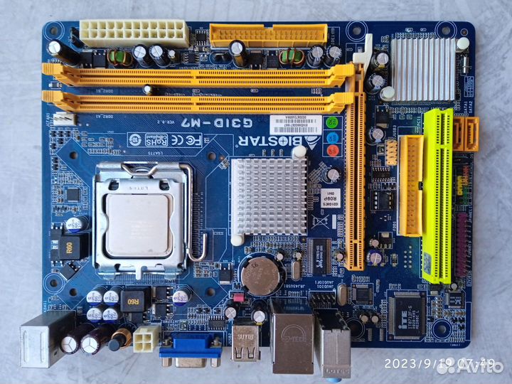 Материнская плата biostar G31D-M7