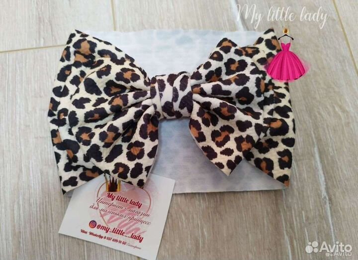 Повязки на голову для девочки большой бант новые