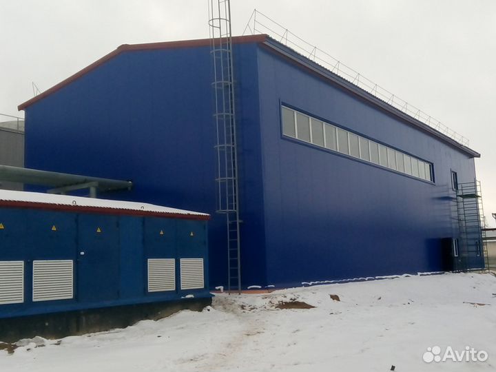 Строительство складов, ангаров из сэндвич-панелей