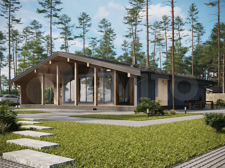 Дом 185,9 м² на участке 10 сот.