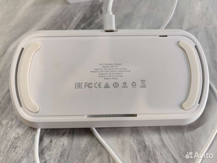 Зарядная станция 3в1:iPhone, Apple Watch, Airpods