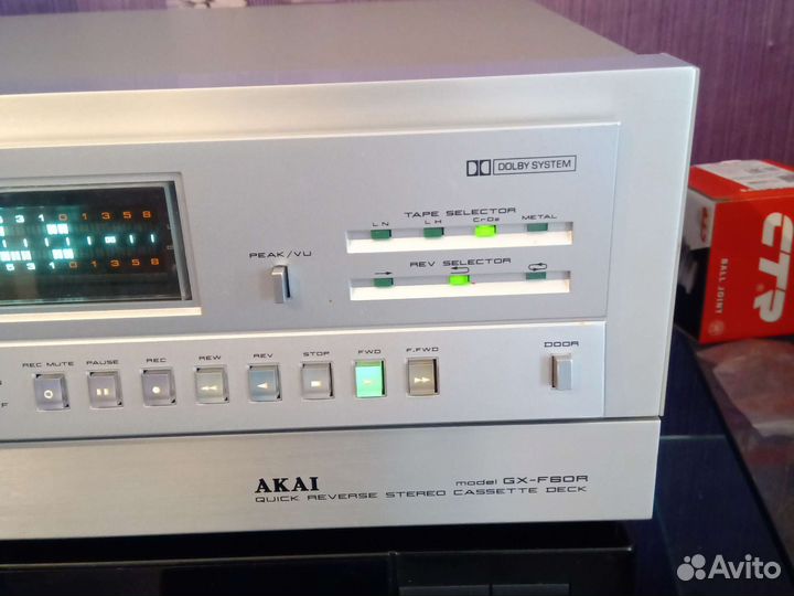Дека кассетная akai GX-F60R