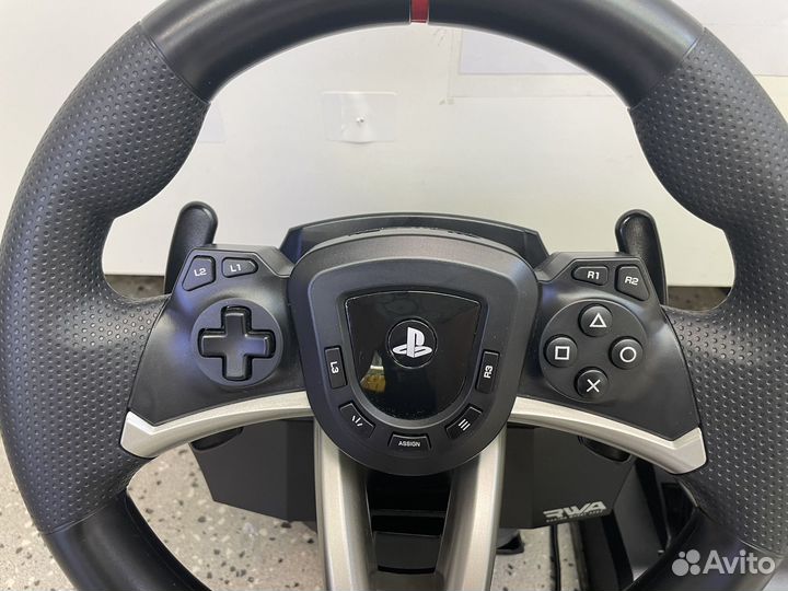 Руль Hori Racing Wheel Apex черный PS4/PS5/пк