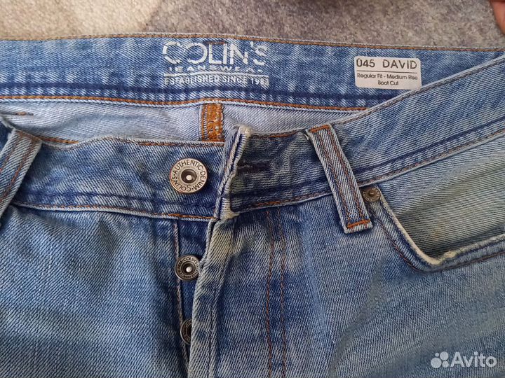 Джинсы colins мужские 46 р w30 L32