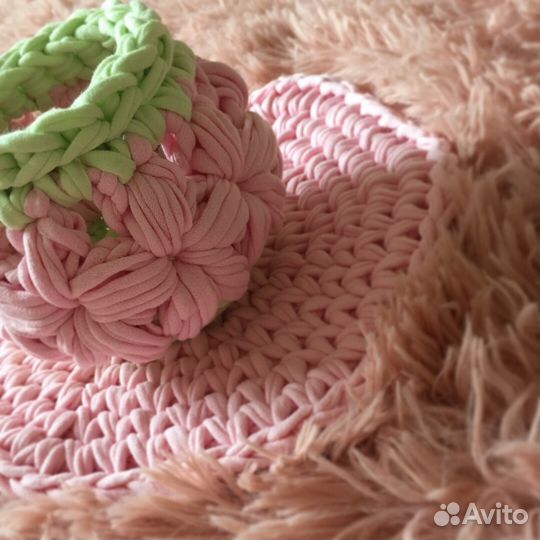 Вязаные корзины