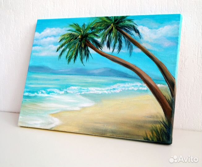 Картина маслом с морем