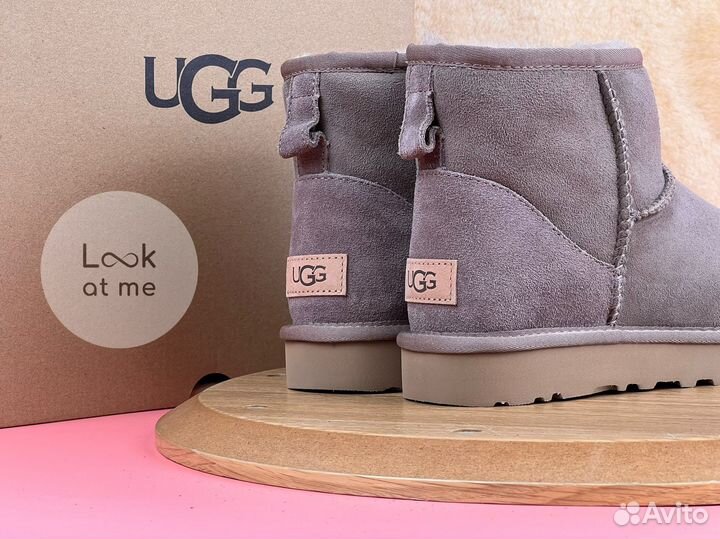 Угги женские Ugg Classic Mini II Cappuccino