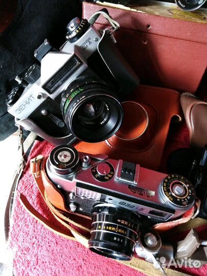 Фотоопараты. Зенит, фед. 2,3,5. Паларойд