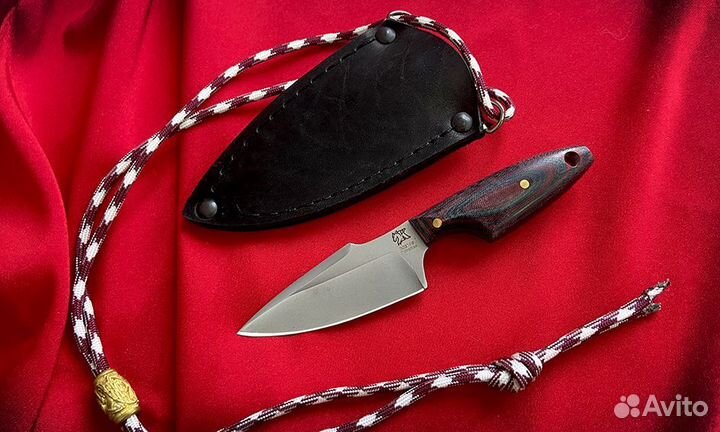 Нож шейный из кованой стали х12мф