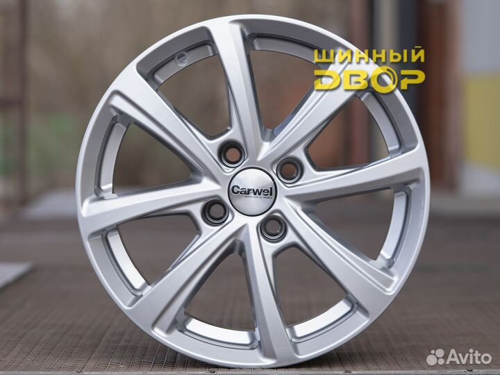 Диски Carwel Акуш 4*100 R15 ET+40 Toyota Renault H