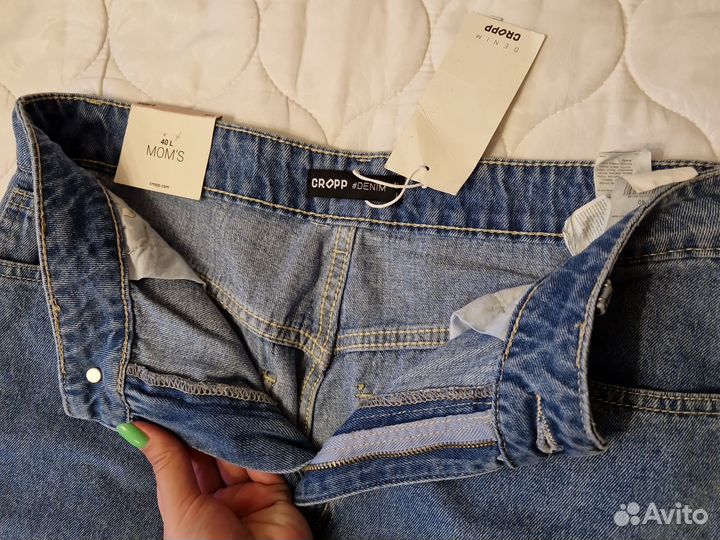 Джинсы mom 40 L