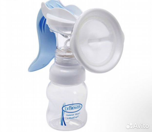 Молокоотсос ручной Dr.Brown’s с бутылочкой