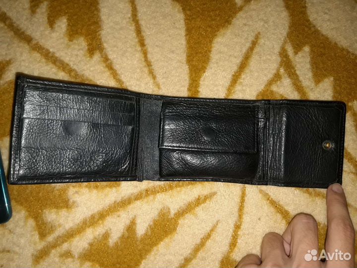 Кожаный мужской кошелёк kofr