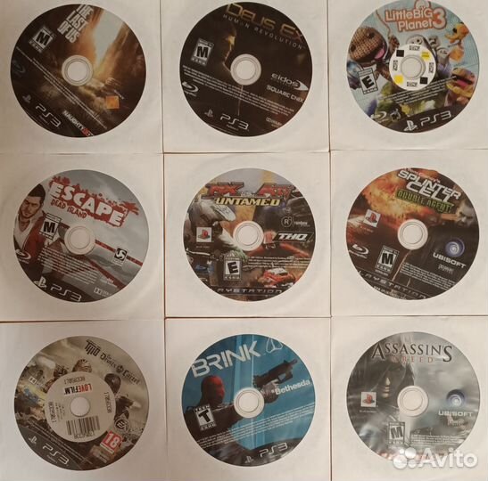 Девять игр PS3