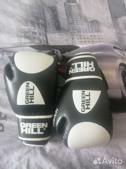 Боксерские перчатки green hill 12 oz