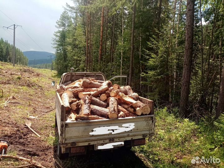 Дрова чурками
