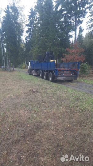 Полуприцеп с манипулятором