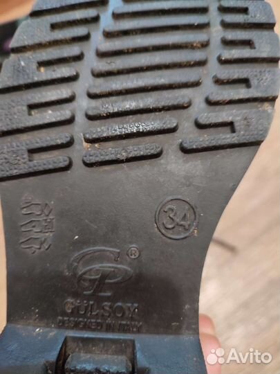 Резиновые сапоги для девочки