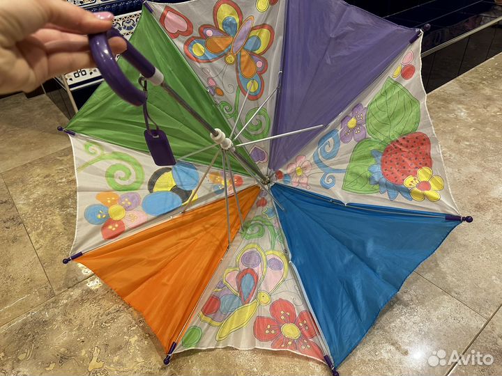 Детский зонт 60 см рисунки бу брак спицы