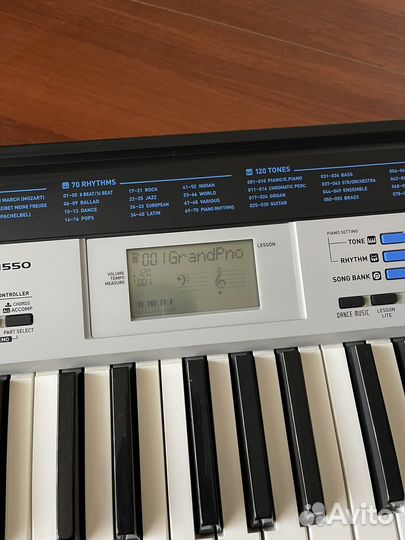 Синтезатор casio CTK-1550
