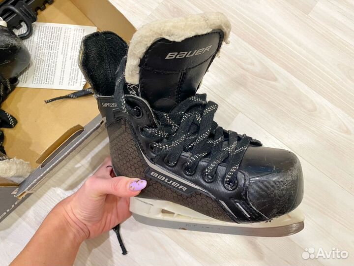 Коньки хоккейные детские bauer 28 размер