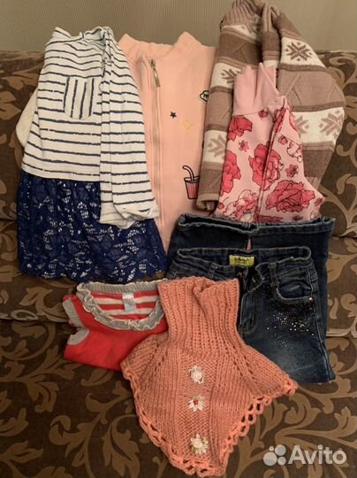 Пакет вещей на девочку, р. 104