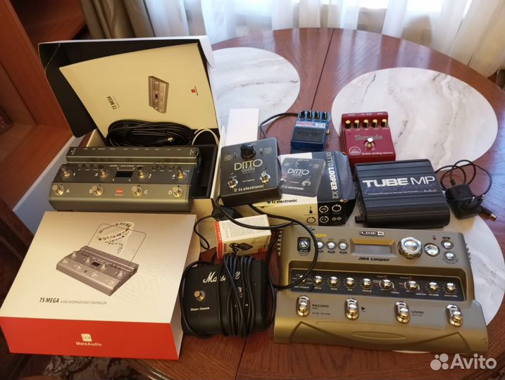 Гитар.проц. Line6 jm4 Looper.Meloaudio Ts Mega