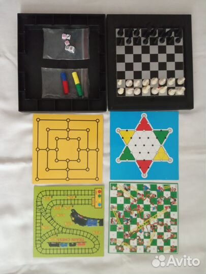 Шахматы, шашки, нарды 3 в 1