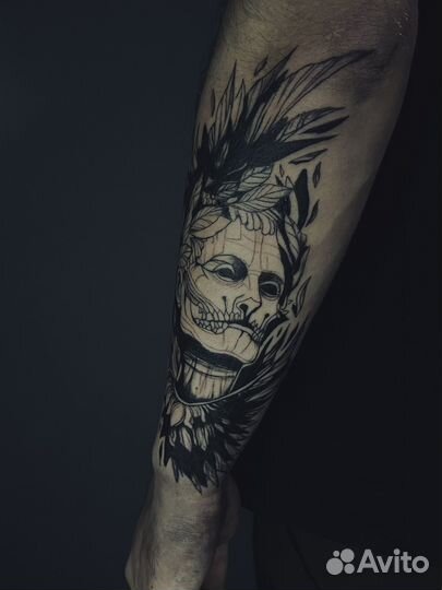 Тату мастер, татуировка