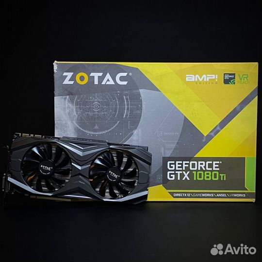 Видеокарта Zotac GTX 1080 Ti AMP Edition 11Gb