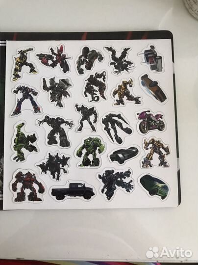 Книжка магнитная трансформеры