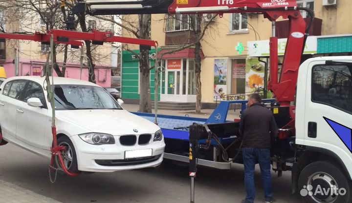 Эвакуатор частник. Кран манипулятор