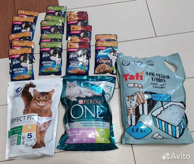 Корм для кошек Purina, Perfect, Felix