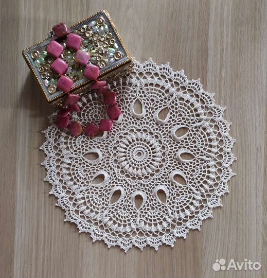 Салфетки и скатерти вязаные крючком, ловец снов