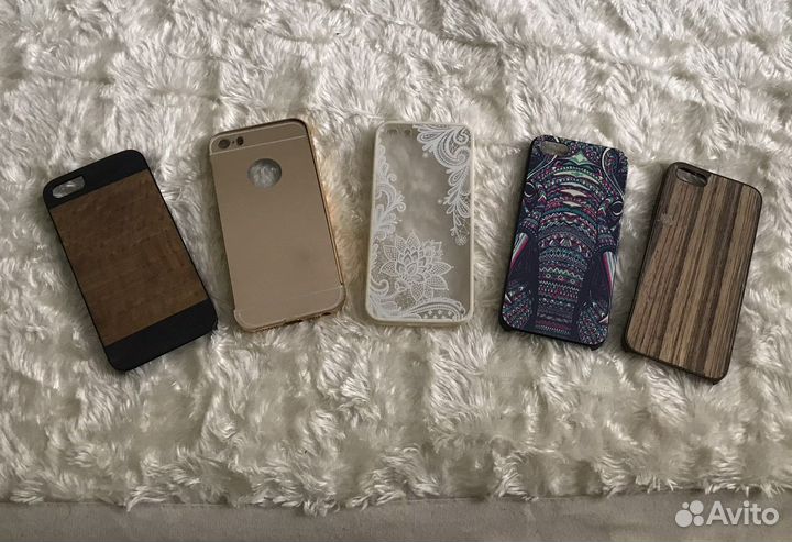 Чехлы на iPhone 5 5s 5 штук