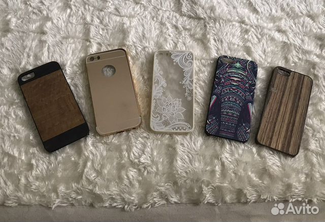 Чехлы на iPhone 5 5s 5 штук
