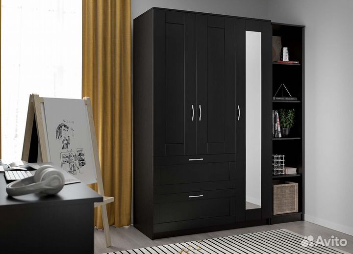 Шкаф комбинированный Сириус 3 двери, 2 ящика и 1 з