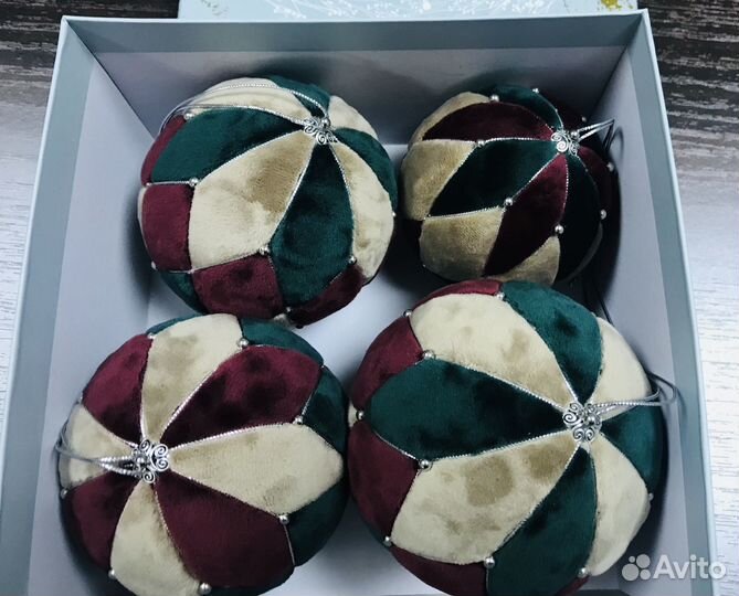 Новогодние шары ручной работы