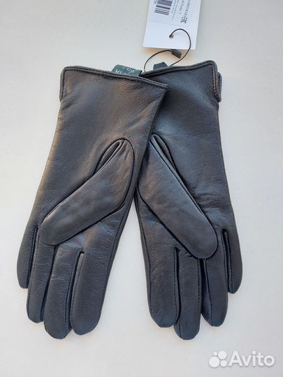 Новые кожаные перчатки р.7