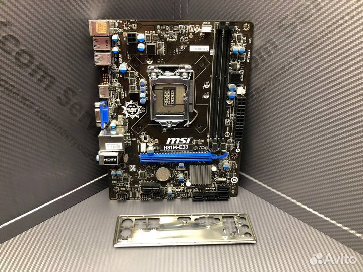 Материнская плата LGA 1150 Msi H81M-E33