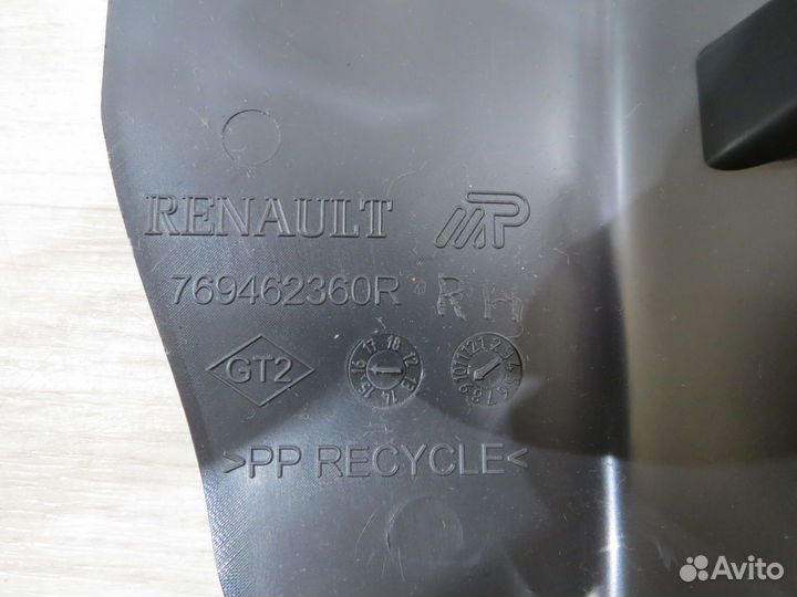 Обшивка багажника задняя правая Renault Sandero 2