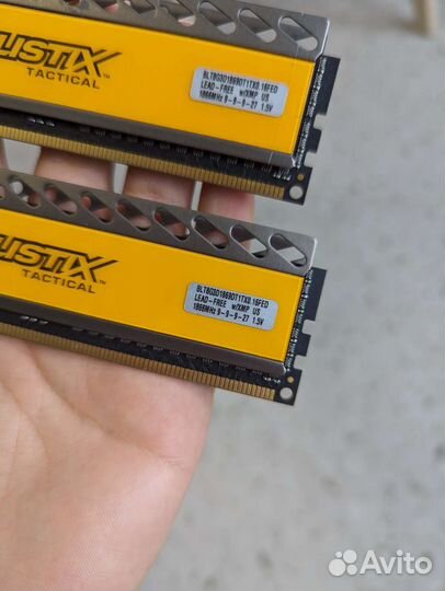 Оперативная память 16GB (2x8gb) DDR3