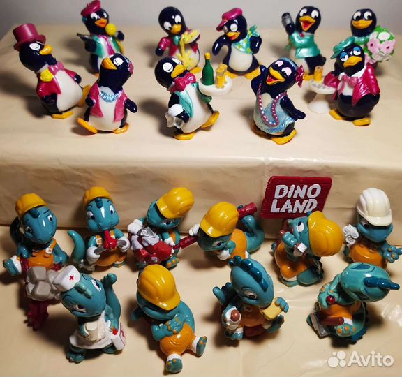 Киндеры.Акулы.Бегемоты.Пингвины.Динозавры.Лягушки