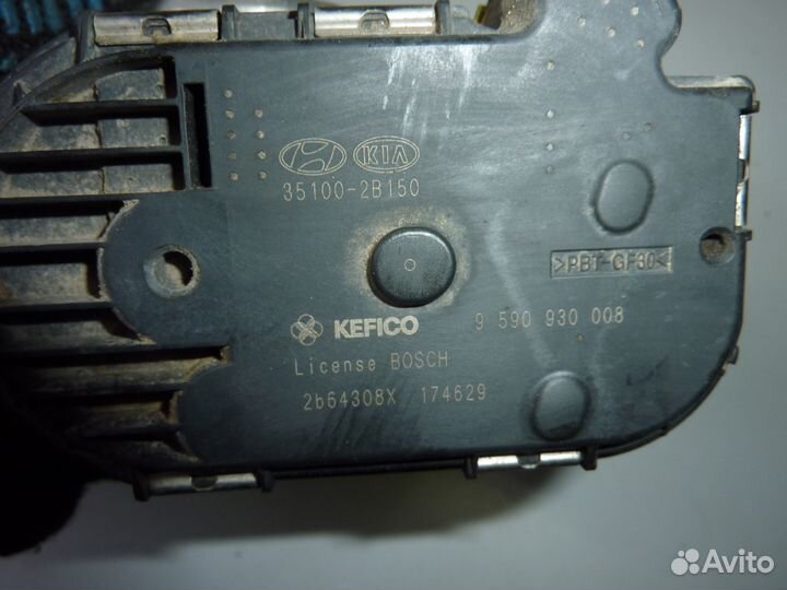 Заслонка дроссельная Hyundai Solaris 35100-2B150