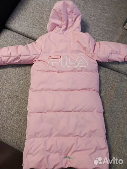 Куртка утепленная для девочек fila до 164 см