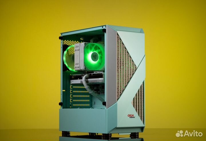 Игровой пк fear69 RTX 2060 Super 8GB б.у. xeon E5-2660 V3 Evesky firerose F3-A green