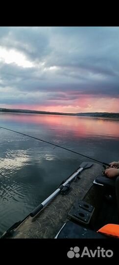 Рыбалка с лодки на Енисее