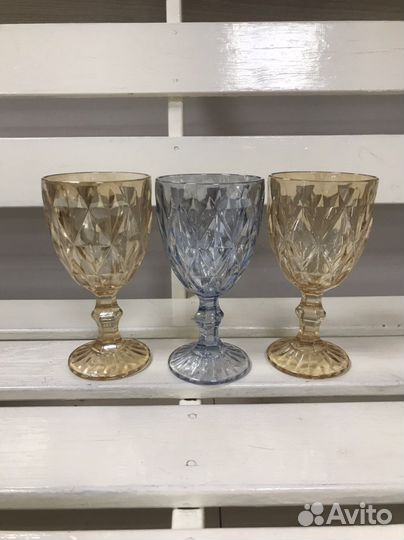 Хрустальные фужеры, бокалы